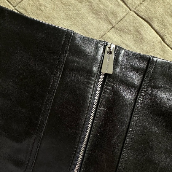 Anine Bing Sally Leather Miniskirt - Picture 8 of 11